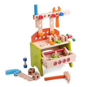 ست اسباب بازی میز ابزار چوبی Wooden tool table toy set -اسباب بازی
